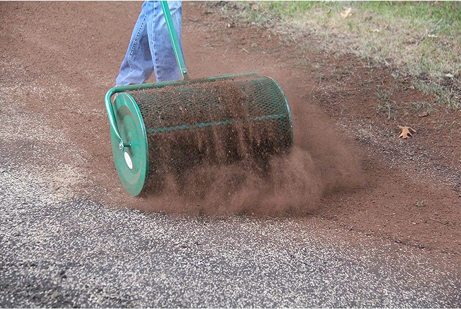 DIY compost spreader